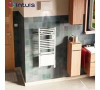 Sèche-serviettes électrique soufflant 500+1000W blanc Ezybain boost - INTUIS M172415