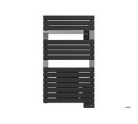 Sèche-serviettes électrique soufflant - ASAMA CONNECTE II - 1500W H.99.5xl.55 cm - Anthracite