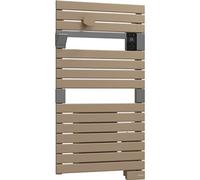 Sèche-serviettes électrique soufflant ASAMA CONNECTE II 1500W h99.5 x l55 cm - Cappuccino