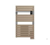 Sèche-serviettes électrique soufflant - ASAMA CONNECTE II - 1500W h99.5 x l55 cm - Cappuccino