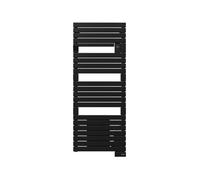 Sèche-serviettes électrique soufflant - ASAMA CONNECTE II - 1750W - h.140.5xl.55cm - noir