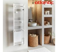 Sèche-serviette 1300W DORIS DIGITAL ETROIT soufflant blanc brillant - ATLANTIC - 851264