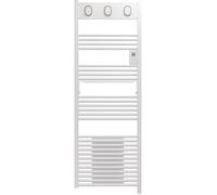 Sèche-serviettes électrique soufflant - MARAPI TACTILE BLANC - 1750 W - Vertical - Inertie fluide - Thermostat électronique