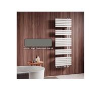 Sèche-serviettes électrique soufflant SOUL S BOOSTER 750W + soufflant 1000W - Gris Titanium Métallisé - Acier - 160x55x11cm