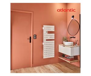 Sèche-serviettes étroit ATLANTIC - NEFERTITI mat à droite 500W 850633