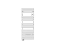 Sèche-serviettes mixte connecté Adélis Mixte digital avec soufflerie 2000W blanc carat - - 862684