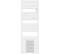 Sèche-serviettes mixte Riva 4 - 1000+1000W - Avec soufflerie - Blanc satin Blanc G