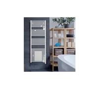 Sèche-serviettes mixte soufflant Doris Digital - 500 + 1000W - Blanc