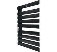 Sèche-serviettes mural aluminium display LED et WiFi 500W PURLINE NTW-15 Noir Noir G