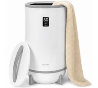 Sèche-Serviettes pour Salle de Bain, années 90, Chauffage Rapide avec Haut-Parleur Bluetooth, lumière d'ambiance, aromathérapie, arrêt Automatique, 20 l, Seau adapté aux surdimensionnés