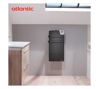 Sèche-serviettes soufflant Atlantic KEA Gris - 1400W (800W + 600W) - 841524