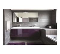 Sèche-serviettes soufflant AURORA Folio 1800W - Blanc et gris perle - 2 allures de chauffe