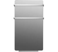 Sèche-serviettes verre trempé miroir display LED 2000W PURLINE ZAFIR V2000T LUX Argent Argent G