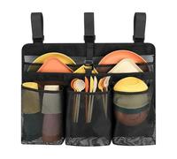 sèche-vaisselle de camping - Sac léger pliable, support de séchage à l'air pour vaisselle, organisateur de cuisine de voyage compact, conception de filet anti-humidité | Séchoir pliable pour pi