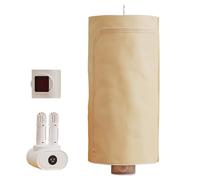 Sèche-vêtements 3 en 1 avec chauffage PTC - Sèche-chaussures et radiateur soufflant | 600 W avec air chaud à 360° | Capacité jusqu'à 10 kg | Avec sac de séchage et télécommande