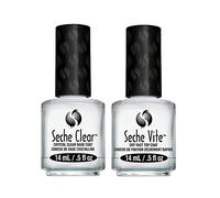 Seche Vite Dry Fast Top Coat/Clear Crystal Base Coat Duo by Seche