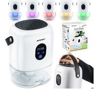 BERDSEN Br-75b Déshumidificateur - 800 ml - 22,5 W - Déshumidificateur efficace et élégant - Grand réservoir d'eau - Fonctionnement silencieux - Couleur : blanc