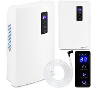 BERDSEN Déshumidificateur - Fonction purification de l'air - Technologie Peltier, UV, Efficace, Facile à utiliser, Travail silencieux, Minuterie - 700 ml par jour - Réservoirs d'eau 2000 ml - Pour des