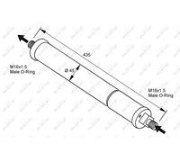 NRF 33097 Filtre déshydrateur clim