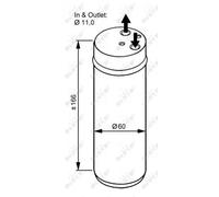 NRF 33120 Filtre déshydrateur clim