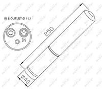NRF Filtre déshydratant pour climatisation 33295