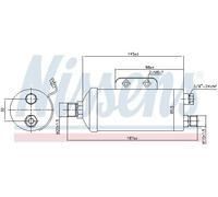 Nissens Sécheur de climatisation 95354 Acier pour Hyundai Sonata IV