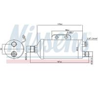 NISSENS 95354 Filtre déshydrateur clim