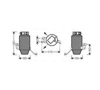 AVA COOLING SYSTEMS BWD299 Filtre déshydrateur clim