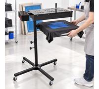 Sécheur Flash Sérigraphie, Machine Séchage pour T-shirts (18 x 18 pouces) | Support robuste et réglable, séchage rapide l'encre, pour les studios d'impression à domicile et imprimeries commerciales.