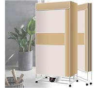 Séchoir à air chauffant pour séchage des vêtements d'intérieur, séchage rapide à plusieurs vitesses avec grand support peu encombrant pour temps brumeux