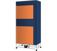 Séchoir à air chauffant pour séchage des vêtements d'intérieur, séchage rapide à plusieurs vitesses avec grand support peu encombrant pour temps brumeux