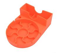 Séchoir à bouteilles léger et portable, idéal pour la maison et le bureau, rangement facile (orange)