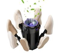 Séchoir À Chaussures 6 bras 3 minuteurs pliable chauffage lumière UV | Sèche-chaussures Chaussons Chaussettes Hiver Ski Trajets Quotidiens