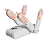 Séchoir À Chaussures | Chauffage avec Minuterie 3 Niveaux | Séchoir Pliable pour Bottes de Ski,Pour Saisons Pluvieuses Mois D'hiver Voyage Aventures En Plein Air Séjours De Camping Maison