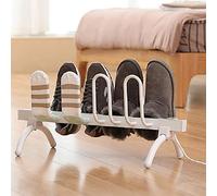 Séchoir à chaussures électrique sur pied pour 4 paires de chaussures super silencieux pour chaussures, chapeaux, chaussettes, bottes de ski, 60 x 30 x 31 cm