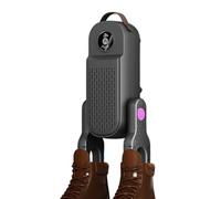 Séchoir à Chaussures - Minuterie à 3 Niveaux Support Chauffant pour Bottes,Séchoir à Chaussures de Ski Pliable,pour Voyage Salle de Sport Extérieur Chantier Camping Maison Vestiaires Dortoirs