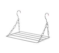 Séchoir à chaussures pliable en acier inoxydable pour balcon, sous-vêtements, serviettes