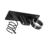 Séchoir à cheveux et rangement en fer - Organiseur mural pour outils de coiffure, support en fer à friser, étagère à outils de coiffure pour salle de bain, toilettes, maison | Organiseur mural