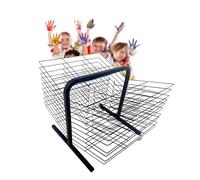 Séchoir à Dessin pour Enfants, Organisateur de Rangement à 20 Niveaux pour Papier A3 et 8K, étagère d'exposition pour Salle de Classe ou école