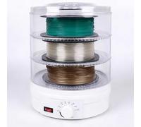 Séchoir à filament avec température réglable de 35 °C à 70 °C, chauffage à air chaud à 360 °, capacité de 3 rouleaux, étui de séchage silencieux pour usage domestique et studio