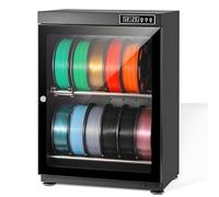 Séchoir à filament d'impression 3D, étagère de rangement scellée pour déshumidification avec écran LCD, organiseur multi-bobines pour PLA ABS TPU PA, 3 niveaux