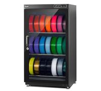 Séchoir à filament d'impression 3D, étagère de rangement scellée pour déshumidification avec écran LCD, organiseur multi-bobines pour PLA ABS TPU PA, 3 niveaux