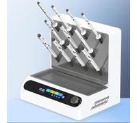 Séchoir à flux d'air pour verrerie de laboratoire avec 11 tubes de séchage, plage de vitesse : 300~5 000 tr/min, 3 modes de chauffage, plusieurs protections de sécurité pour tubes