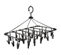 Séchoir à Linge à Suspendre "32 Pinces" 52cm Noir