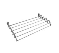 Séchoir à linge ABJ, etendoir mural, pliant, argent, 80 cm pour salle de bain