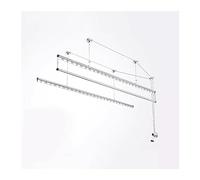 Séchoir à linge au plafond - Séchoir à linge à poulie pour une utilisation en intérieur, cintre à main pour balcons et petits espaces, solution de lavage peu encombrante