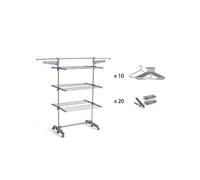 Séchoir à linge avec accessoires EXTRA 22M 3 niveaux