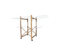 Séchoir à linge avec roulettes USHUAIA blanc 32M Blanc G