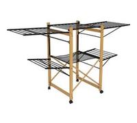 Séchoir à linge avec roulettes USHUAIA noir 28M Noir