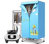 Séchoir à linge chauffant 1000 W, machine électrique à économie d'énergie avec minuterie de 180 minutes, 2 niveaux de grande capacité, séchage bientôt en acier inoxydable pour appartement, maison